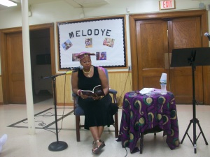 Poetry reading at the Rosa Parks Celebration, New Haven, CT, 2015