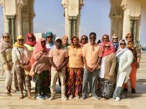 Ashay U Students at the Mosque in Casablanca